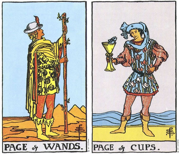 5 of cups and ace of wands