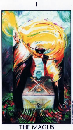 The Magus - Tarot of The Spirit deck. The Magus - Tarot of The Spirit deck.