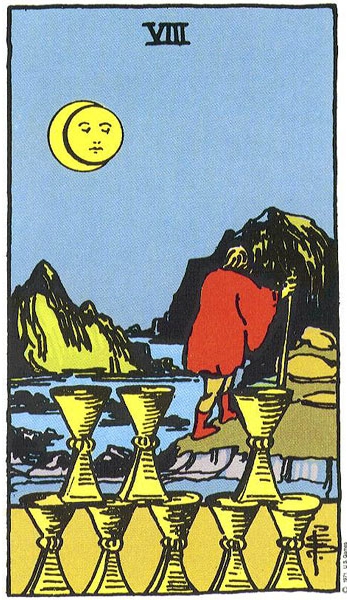 seven of cups in reverse