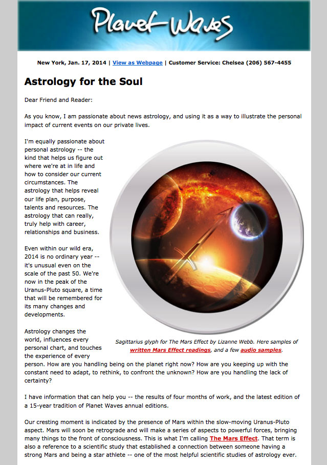 Astrology For the Soul — About The Mars Effect Astrology and