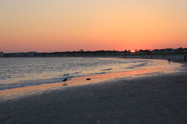 Sun and Neptune; Pine Point, Maine. Photo by Amanda Painter.