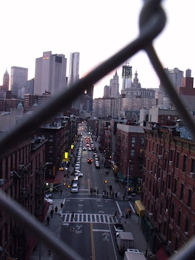 View from the Manhattan Bridge; photo by Amanda Painter.