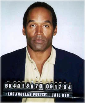 oj_simpson OJ's mug shot from June 17, 1994.