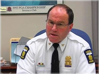 toledo-police Toledo Police Chief Mike Navarre. Police will be donning riot gear in Ohio today.