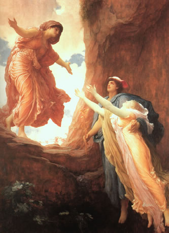 fredericleighton-thereturnofperspephone1891 The Return of Persephone. By Frederic Leighton.