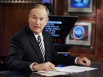 TV O'REILLY vs RIVERA Fox News commentator Bill O'Reilly appears on the Fox News show, "The O'Reilly Factor," on Jan. 18, 2007 in New York. O'Reilly has made numerous anti-Islamic comments since 9/11. Photo by Jeff Christensen/AP.