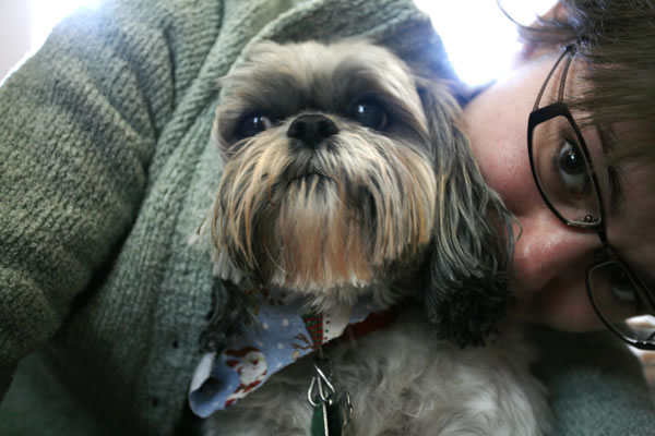 ally-and-me Ally and Dani, friends forever. Today is Ally’s last day, after 11 and a half years of all love. She and her sassy attitude will be greatly missed. Photo by Dani Voirin.