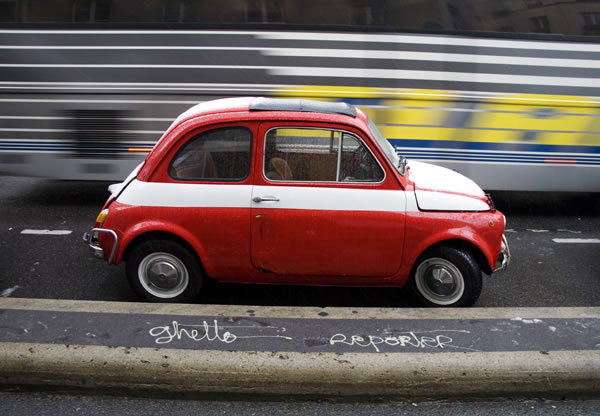 Ghetto reporter parks along the Canal St Martin, quai de Valmy. 4pm, Paris. Photo by Dani Voirin.