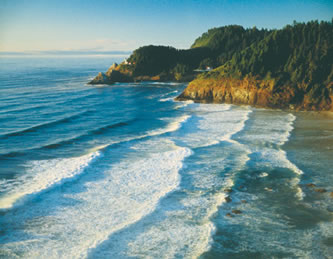 A plan by the Navy, left over from the Bush administration, would turn this beautiful Oregon coastline into a military zone. Photo near Corvalis by University of Oregon.