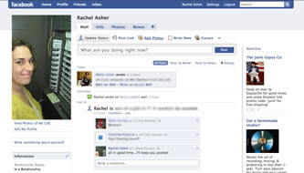 rachels-facebook-page An excerpt from Rachel Asher's Facebook page.