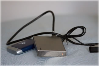 Test photo of portable hard drive and card reader made during process of testing to see which piece of equipment was not working properly. Photo by Eric Francis. Test photo of portable hard drive and card reader made during process of testing to see which piece of equipment was not working properly. Photo by Eric Francis.