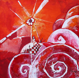 Soul meeting dream. By Rebecca Cleaves.