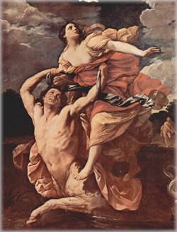 Abduction of Deianira (1617-21). Painting by Guido Reni. Abduction of Deianira (1617-21). Painting by Guido Reni.