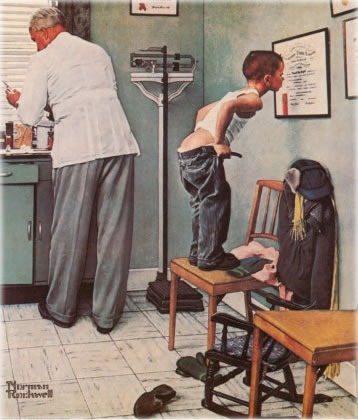 Picture by Norman Rockwell. Picture by Norman Rockwell.
