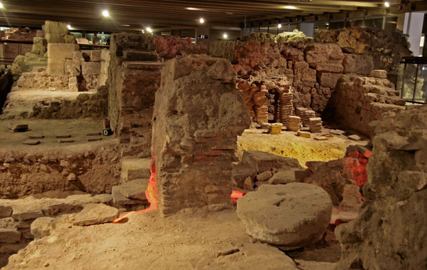 620_paris_excavation_8233 A few nights ago I promised another picture of a super old thing in Paris -- and this is super duper.