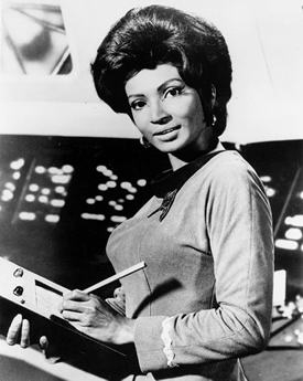 Uhura on the Enterprise Uhura on the Enterprise