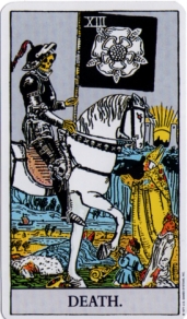 Death from the Rider-Waite Smith tarot deck Death from the Rider-Waite Smith tarot deck