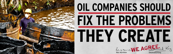 Image from the Yesmen campaign against Chevron