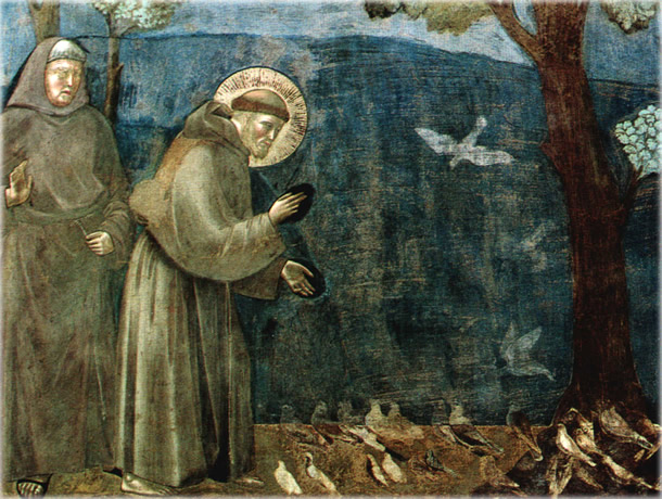 Saint Francis of Assisi is known as the patron saint of animals, the environment and one of the two patrons of Italy (with Catherine of Siena), and it is customary for Anglican and Roman Catholic churches to hold ceremonies blessing animals on his feast day of 4 October.