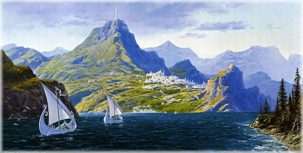 White Ships from Valinor, by Ted Nasmith White Ships from Valinor, by Ted Nasmith