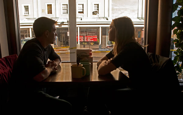 Dominick's Cafe, Sunday morning. Photo: Eric Francis. Dominick's Cafe, Sunday morning. Photo: Eric Francis.