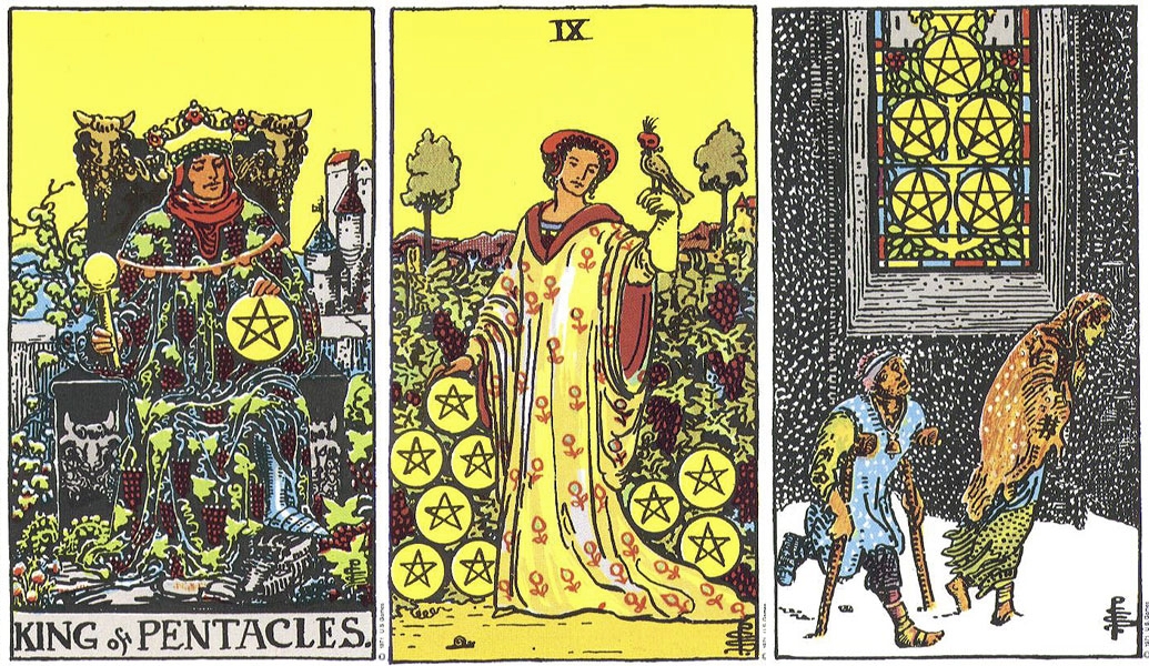 tarot card pentacles