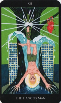 The Hanged Man -- Rosetta Tarot deck. The Hanged Man -- Rosetta Tarot deck.
