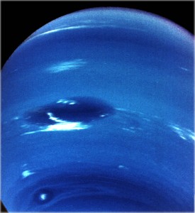 Voyager 2's view of Neptune.