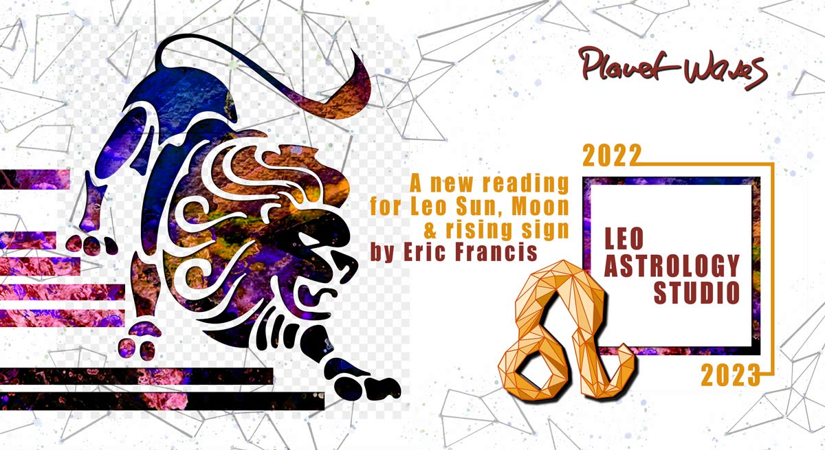 Image promoting Leo Astrology Studio by Planet Waves