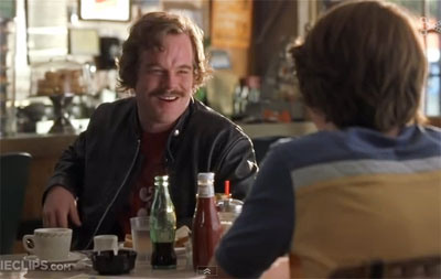 Philip Seymour Hoffman and MIchael Angarano in Almost Famous.