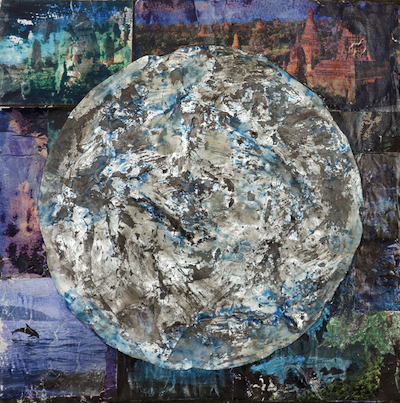 Earth Under a Full Moon by Stacy Bergener