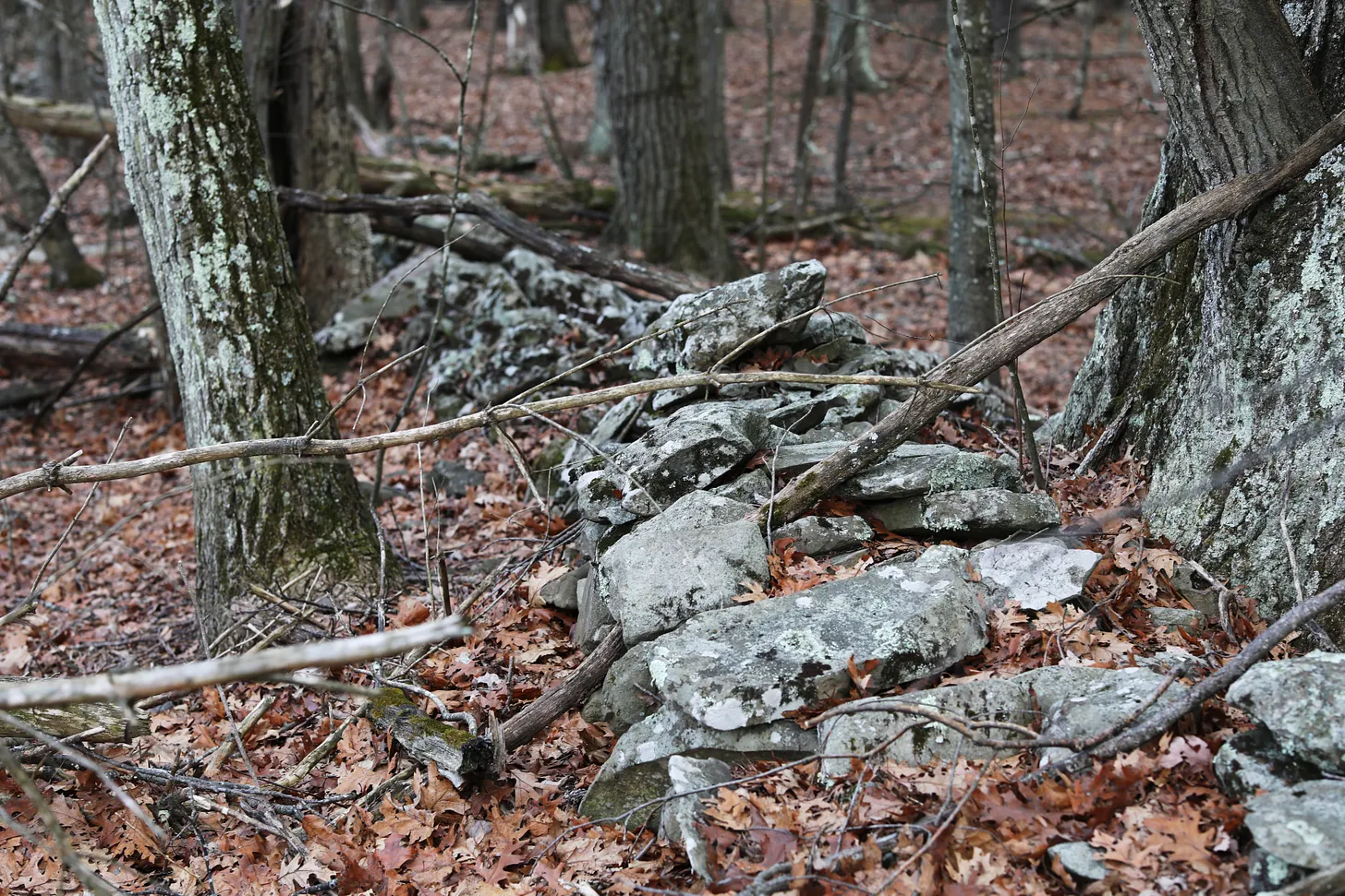 Part of an ancient stone wall